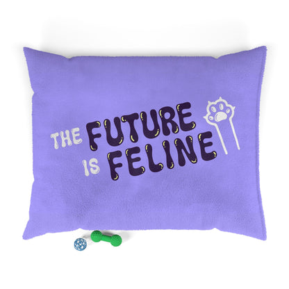 The Future is Feline Pet Bed