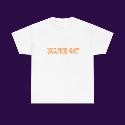 Orange Cat-Doberman Couple Shirt