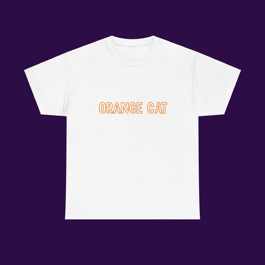 Orange Cat-Doberman Couple Shirt