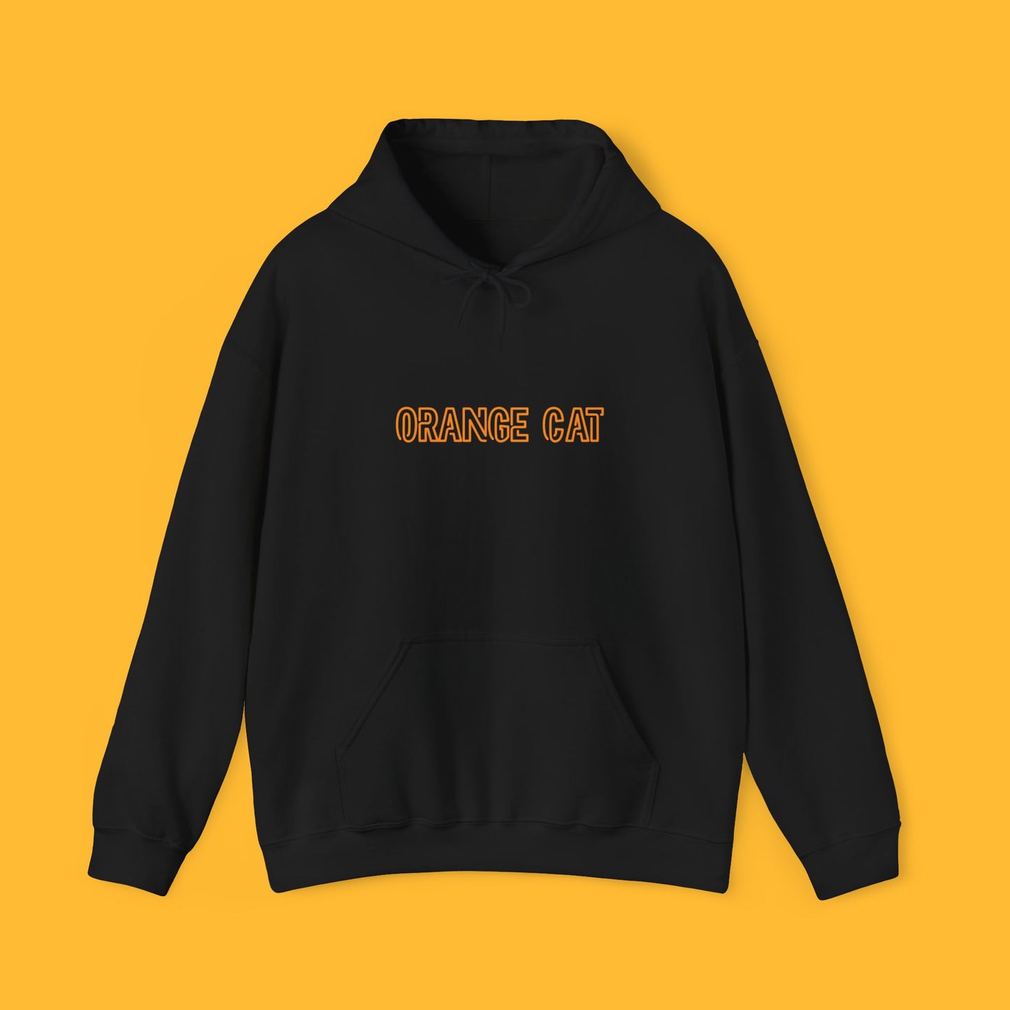 Orange Cat-Doberman Couple Hoodie