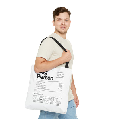 Dog Person Tote Bag