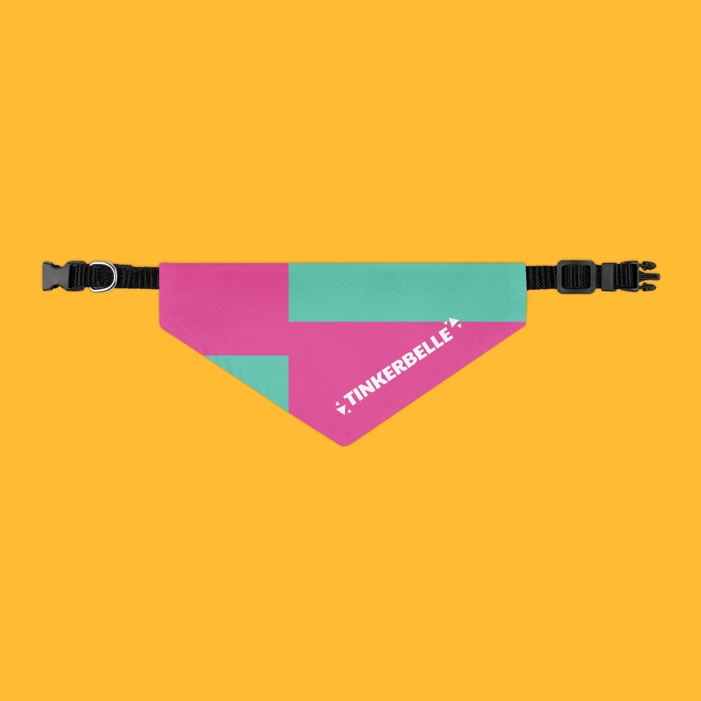 Hot Pink Cyan Personalized Two-Toned Bandana