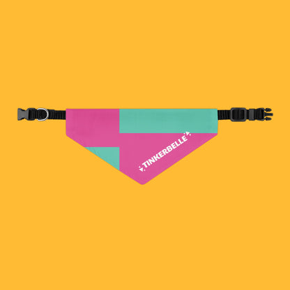 Hot Pink Cyan Personalized Two-Toned Bandana