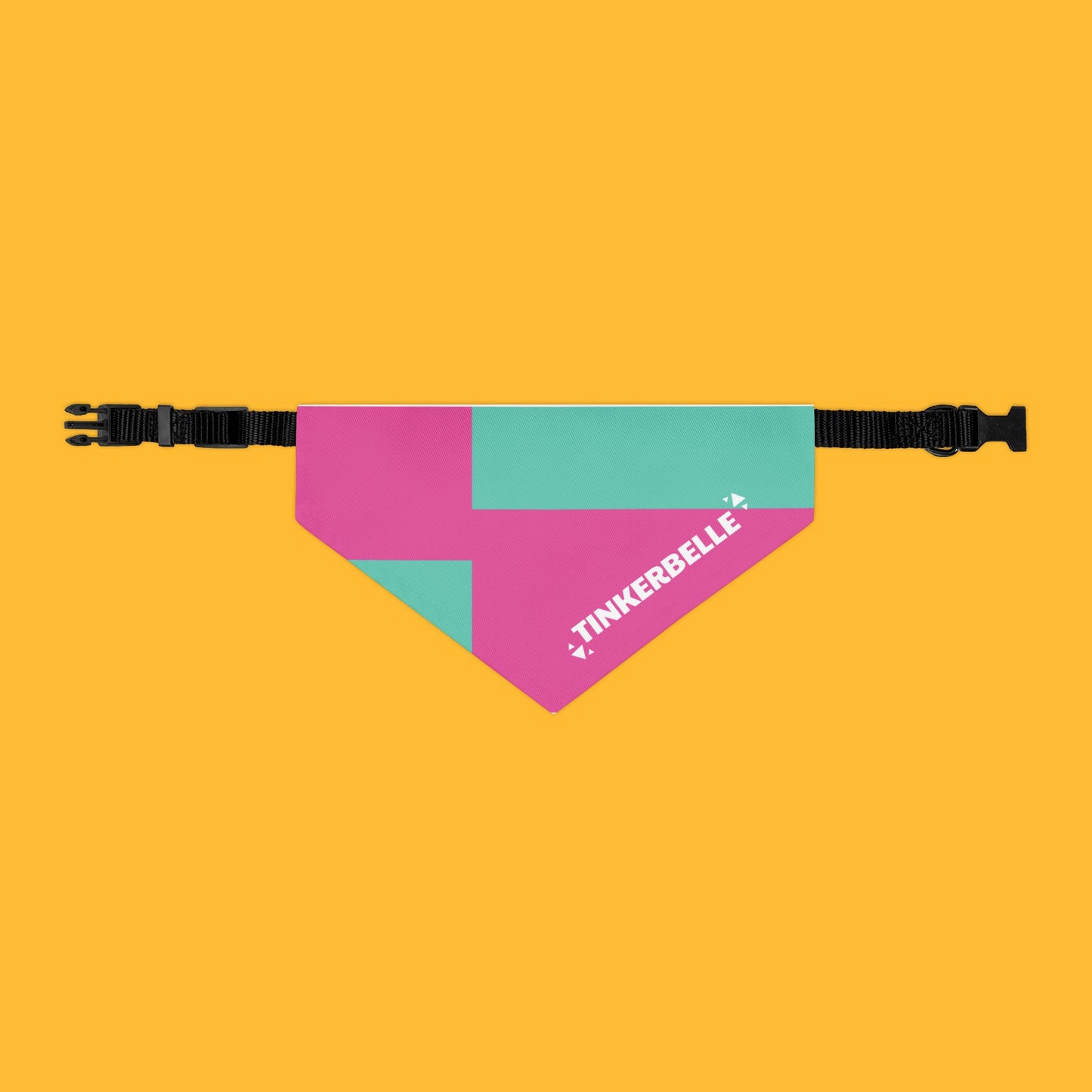 Hot Pink Cyan Personalized Two-Toned Bandana