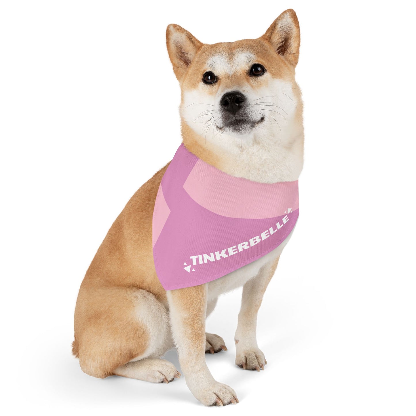 Pinks Personalized Two-Toned Pet Bandana