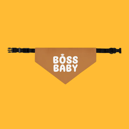 Boss Baby Pet Bandana Collar