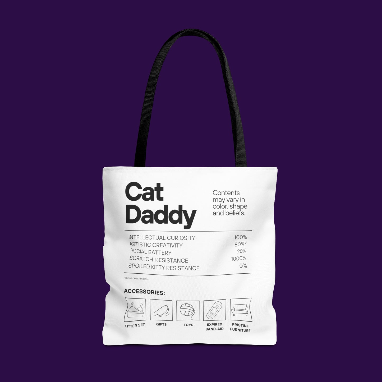 Cat Daddy Tote Bag