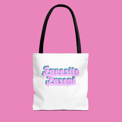 Favorite Parent-Spare Parent Couple Tote Bag