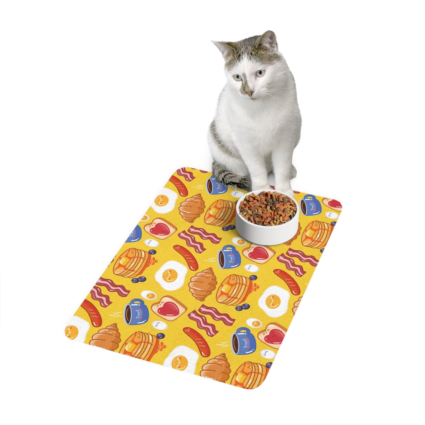 Breakfast Pet Feeding Mat