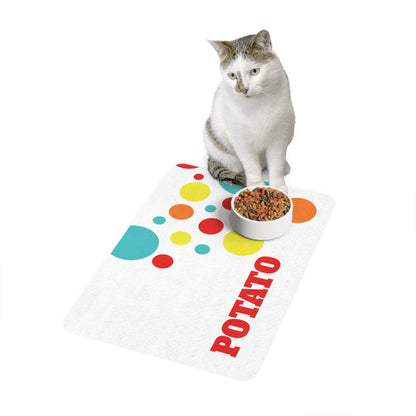 Clown Party Personalized Pet Food Mat