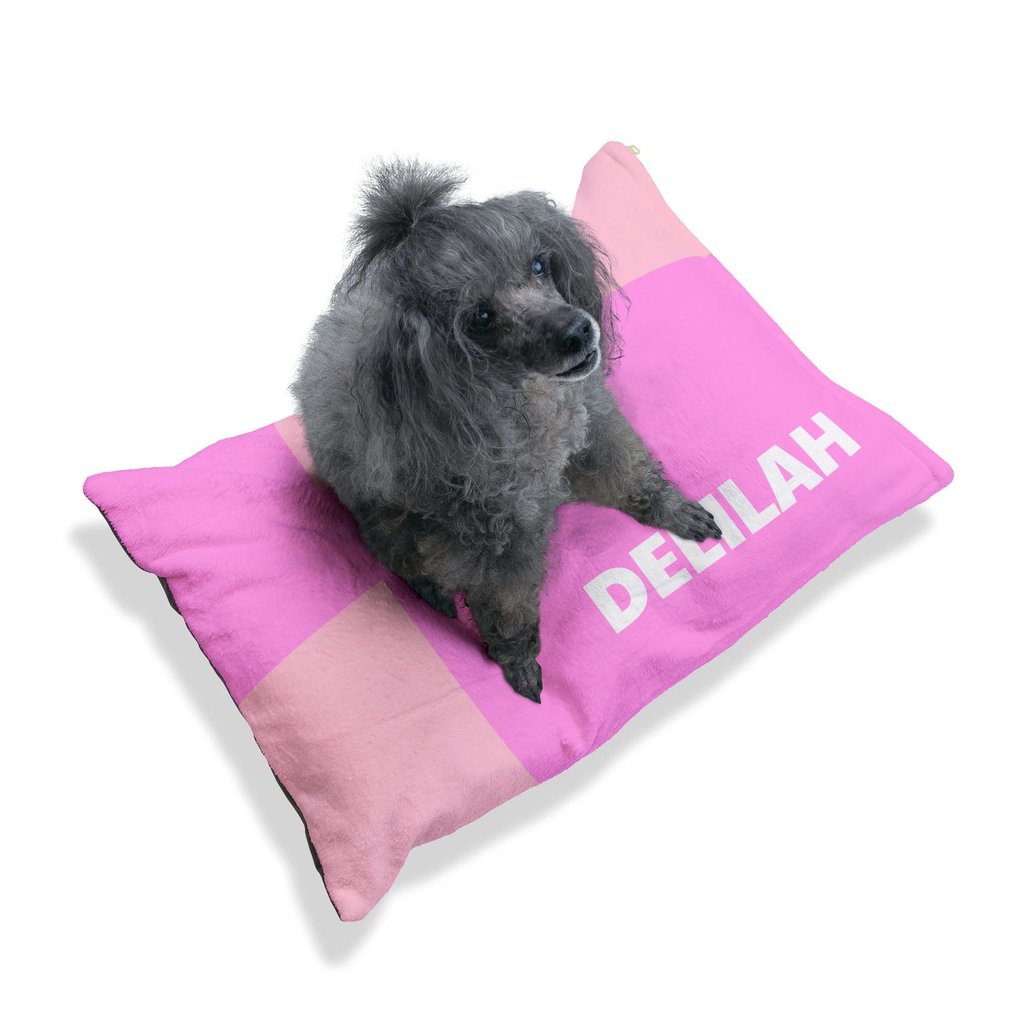 Pinks Personalized Pet Bed