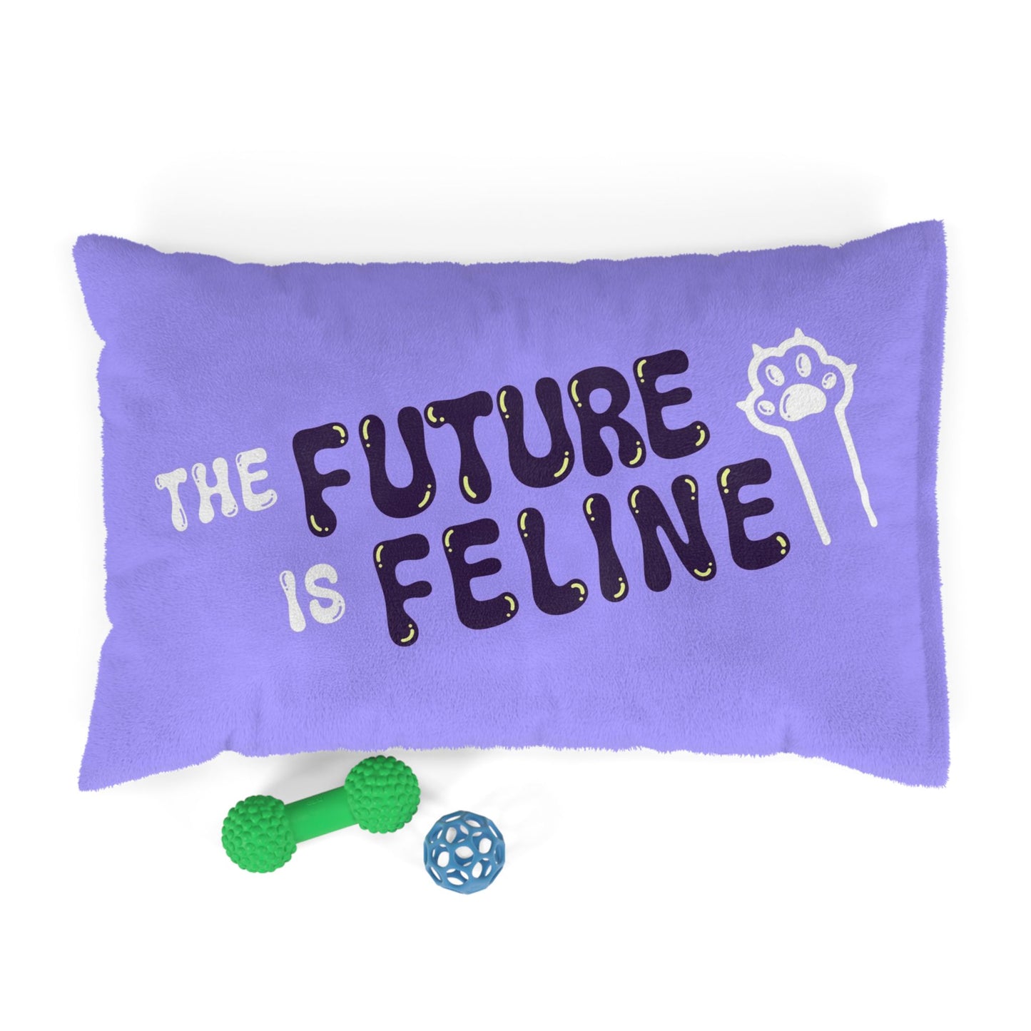 The Future is Feline Pet Bed