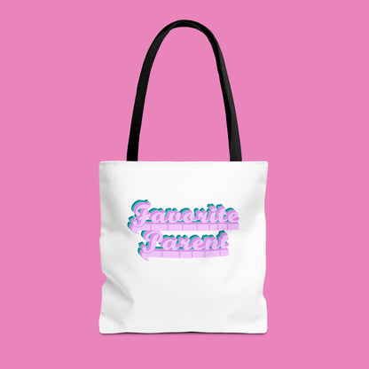 Favorite Parent-Spare Parent Couple Tote Bag