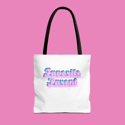 Favorite Parent-Spare Parent Couple Tote Bag