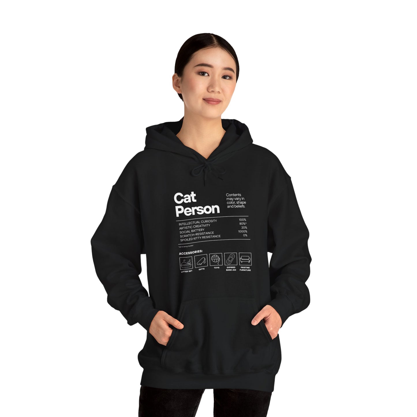 Cat Person Hooded Sweatshirt