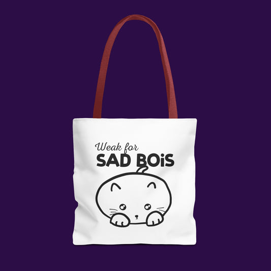 Weak for Sad Bois Tote Bag