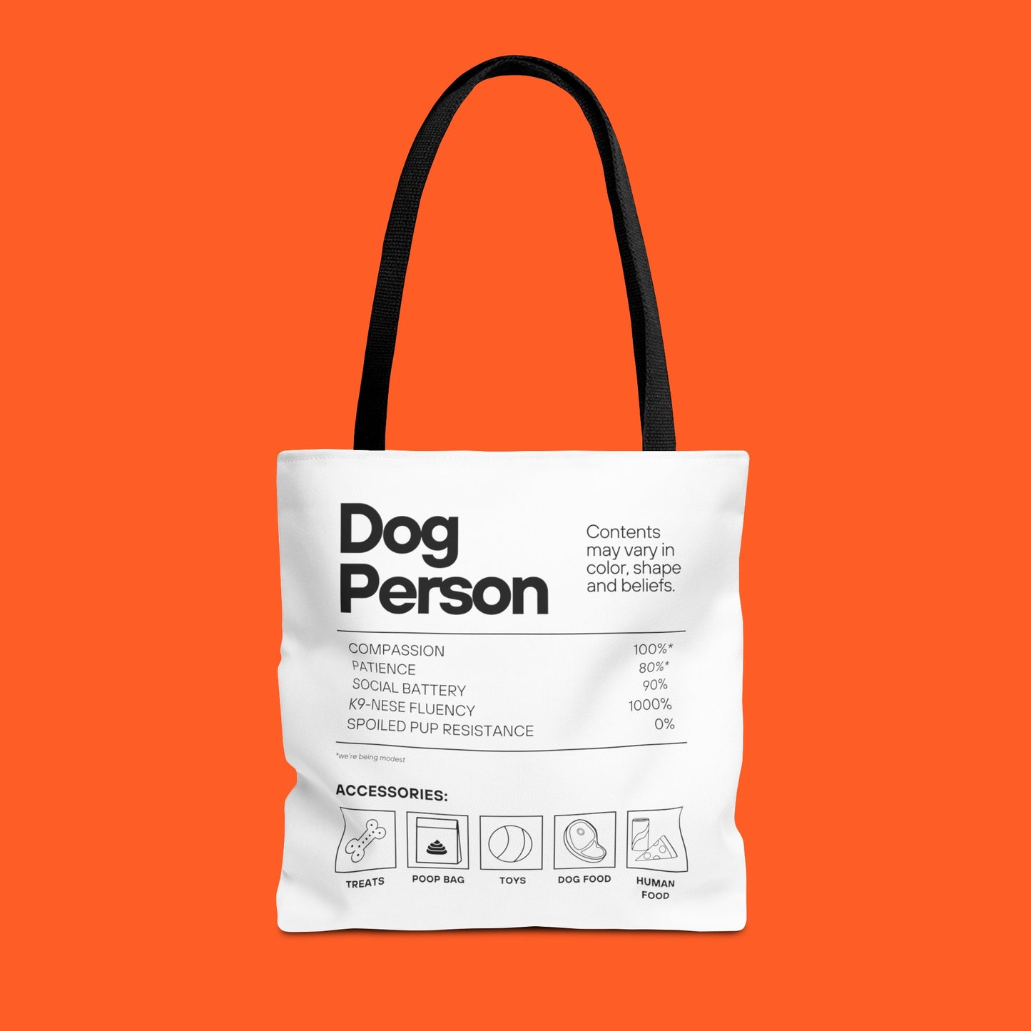 Dog Person Tote Bag