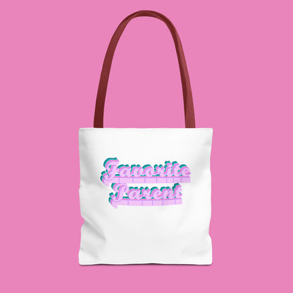 Favorite Parent-Spare Parent Couple Tote Bag