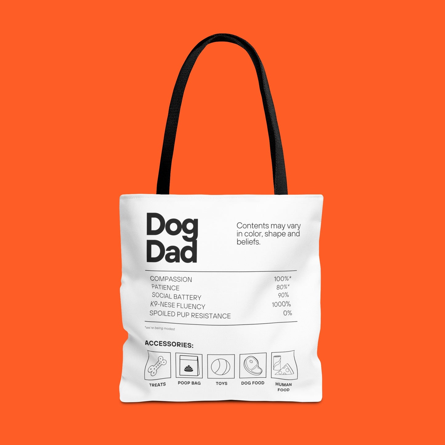 Dog Dad Tote Bag