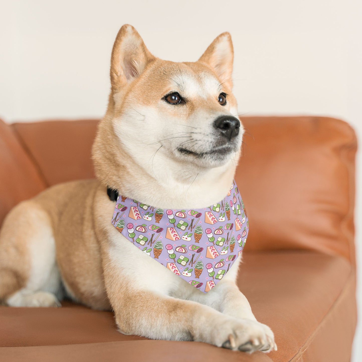 Japanese Sweets Pet Bandana Collar