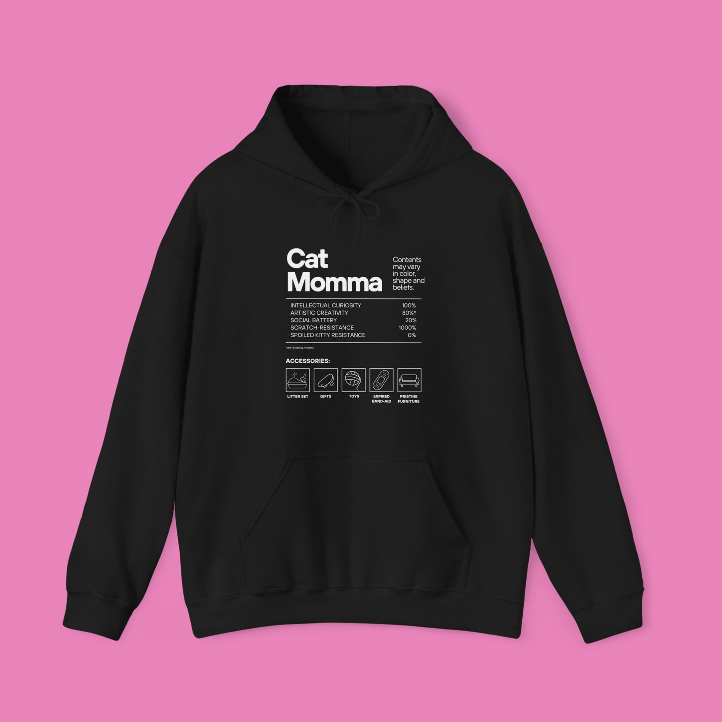 Cat Momma Hooded Sweatshirt