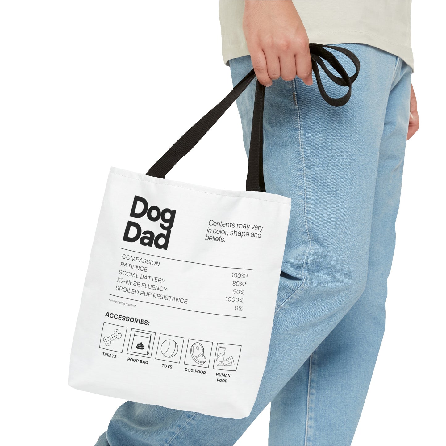 Dog Dad Tote Bag