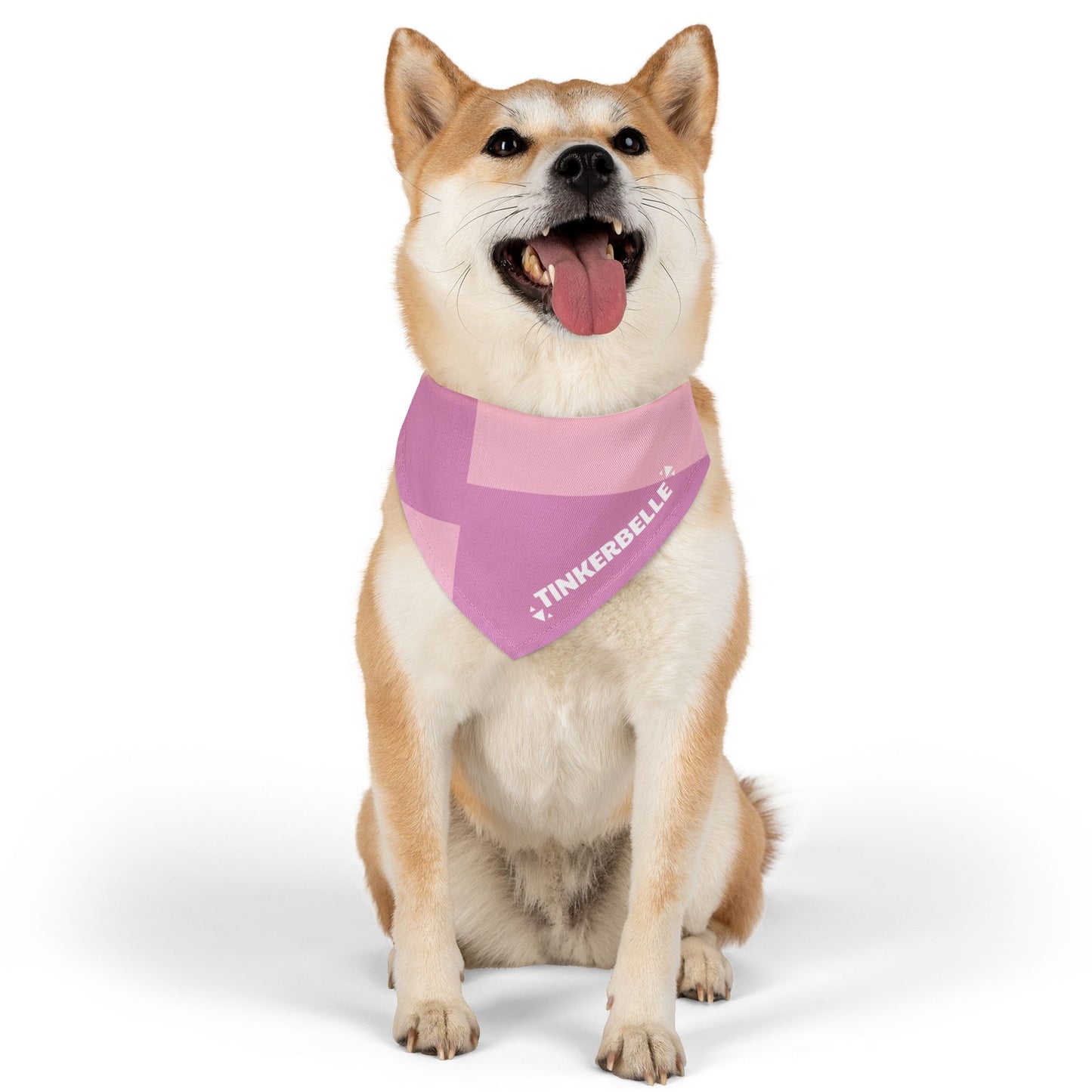 Pinks Personalized Two-Toned Pet Bandana