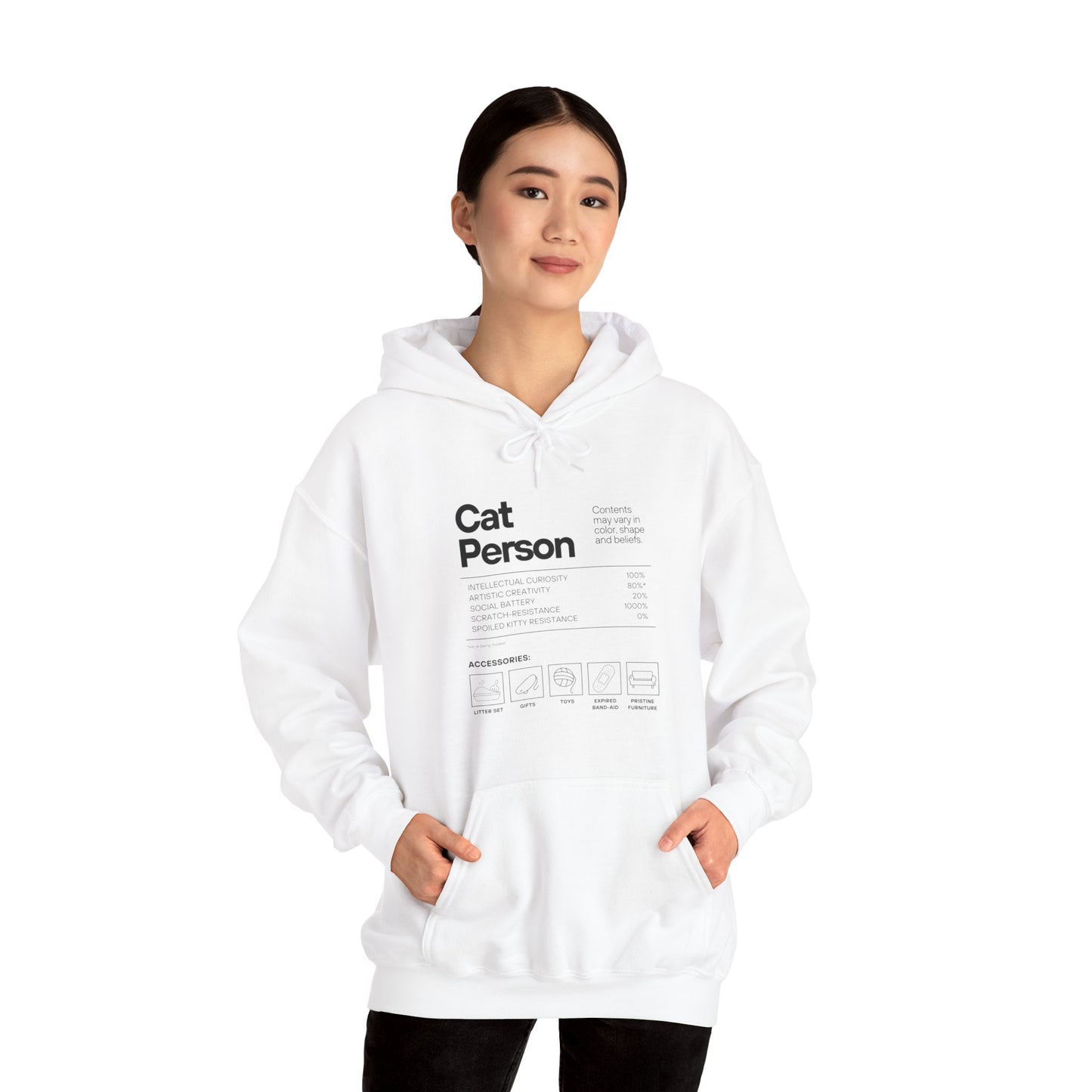 Cat Person Hooded Sweatshirt