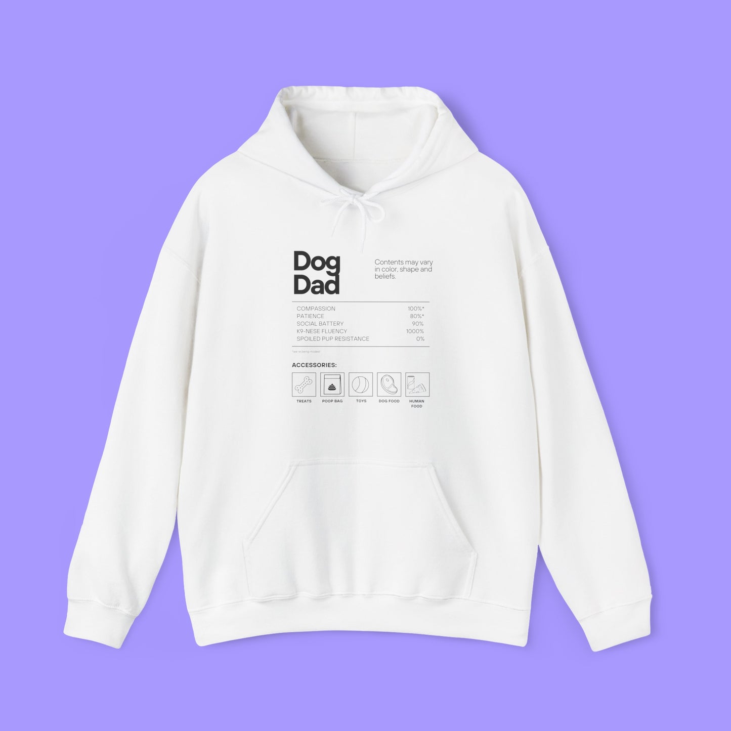 Dog Dad Hooded Sweatshirt