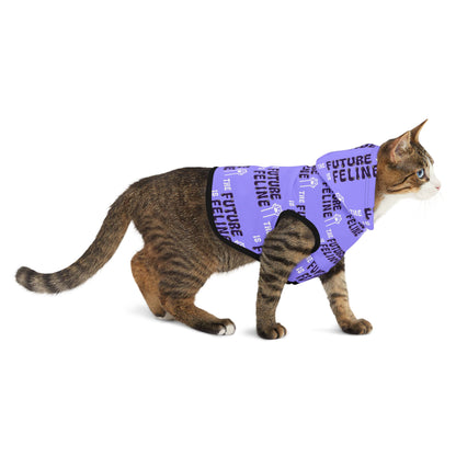 The Future is Feline Pet Hoodie