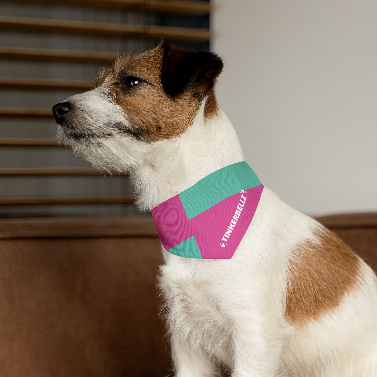 Hot Pink Cyan Personalized Two-Toned Bandana