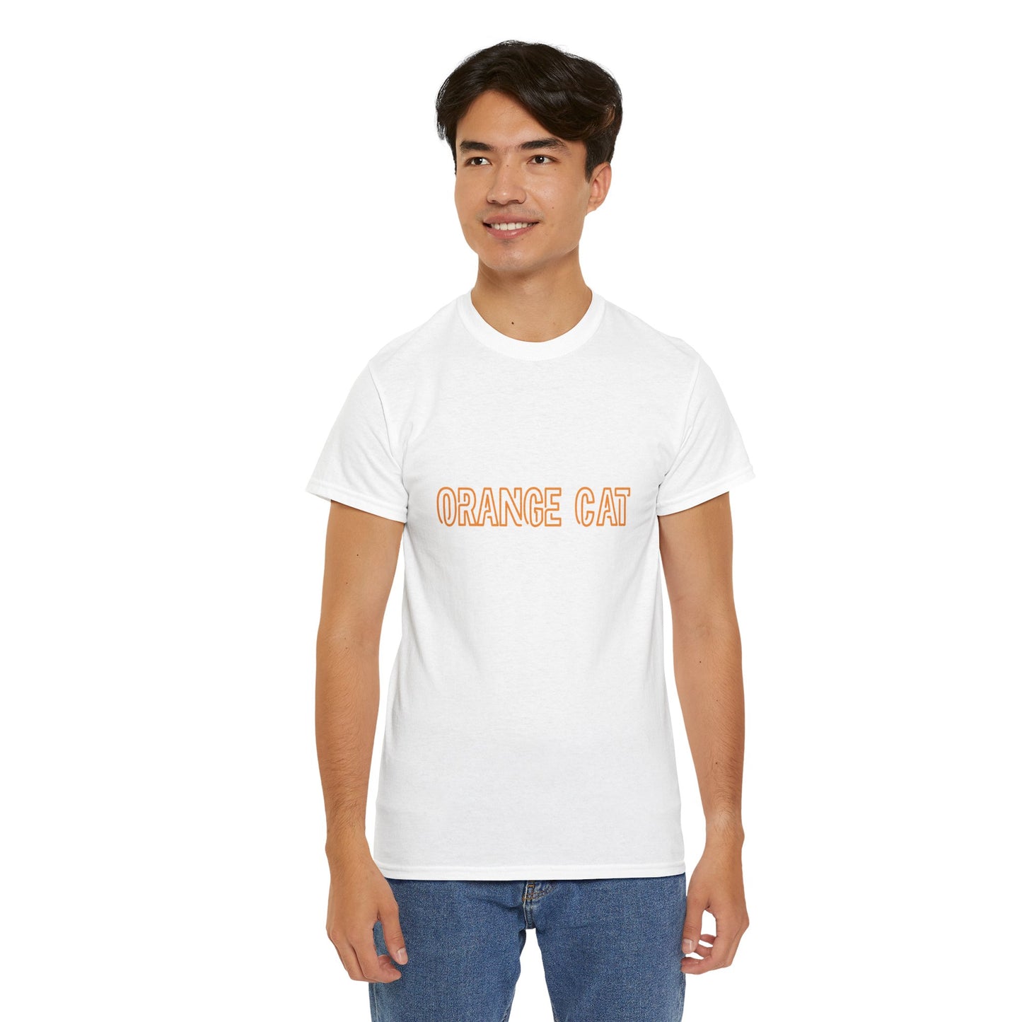 Orange Cat-Doberman Couple Shirt