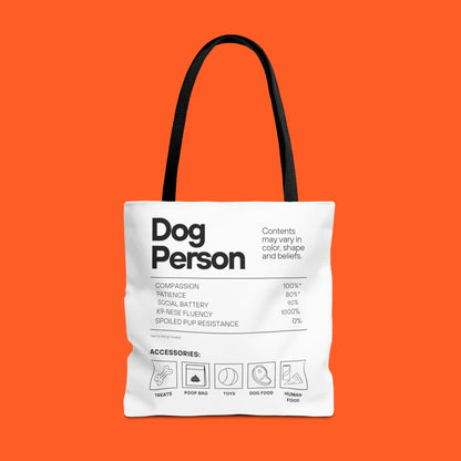 Dog Person Tote Bag