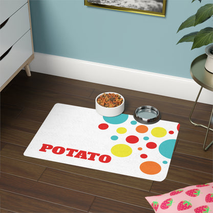 Clown Party Personalized Pet Food Mat