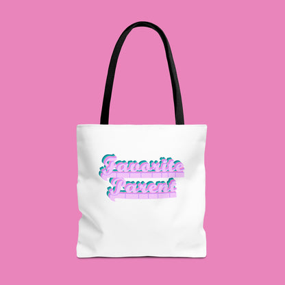 Favorite Parent-Spare Parent Couple Tote Bag