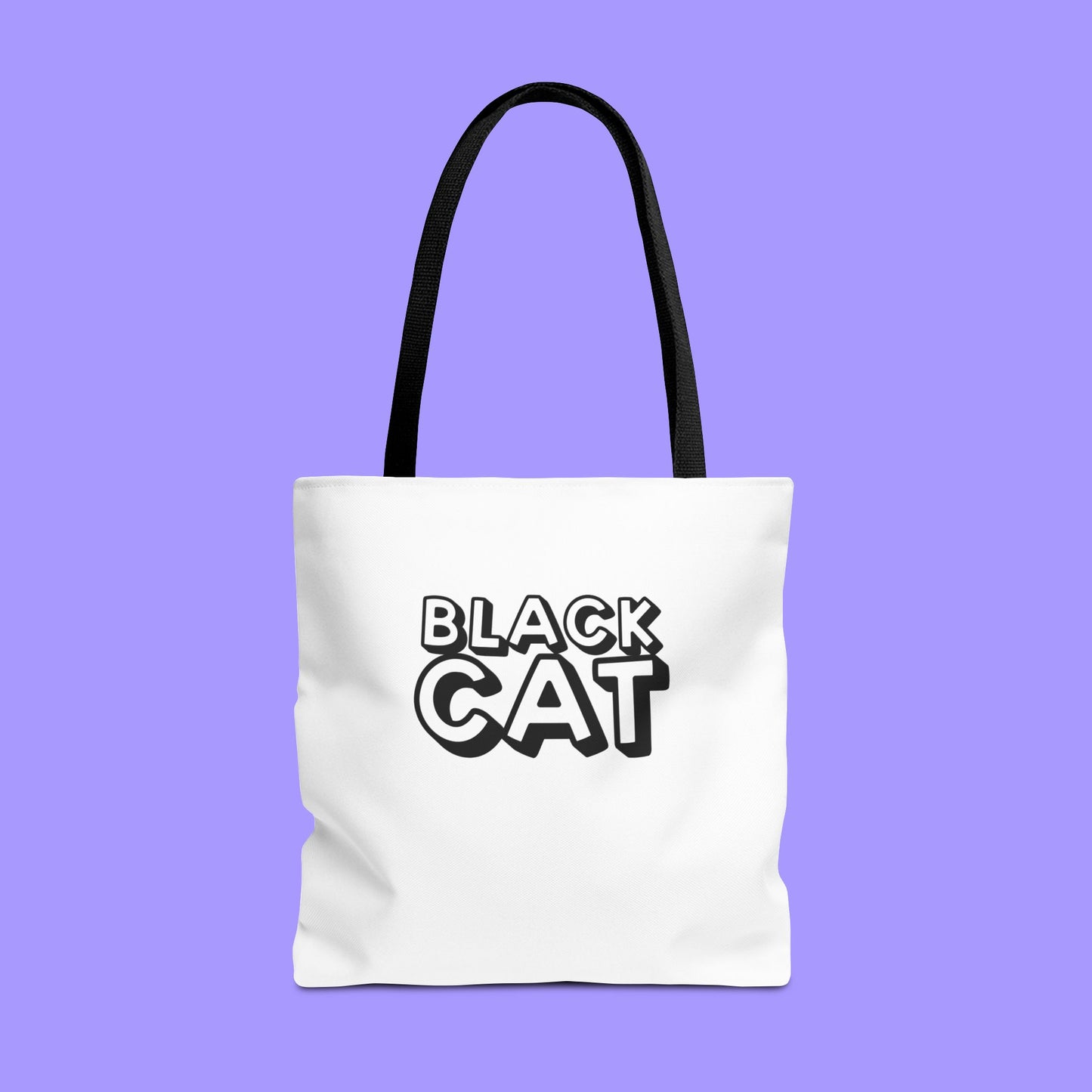 Black Cat-Golden Retriever Couple Tote