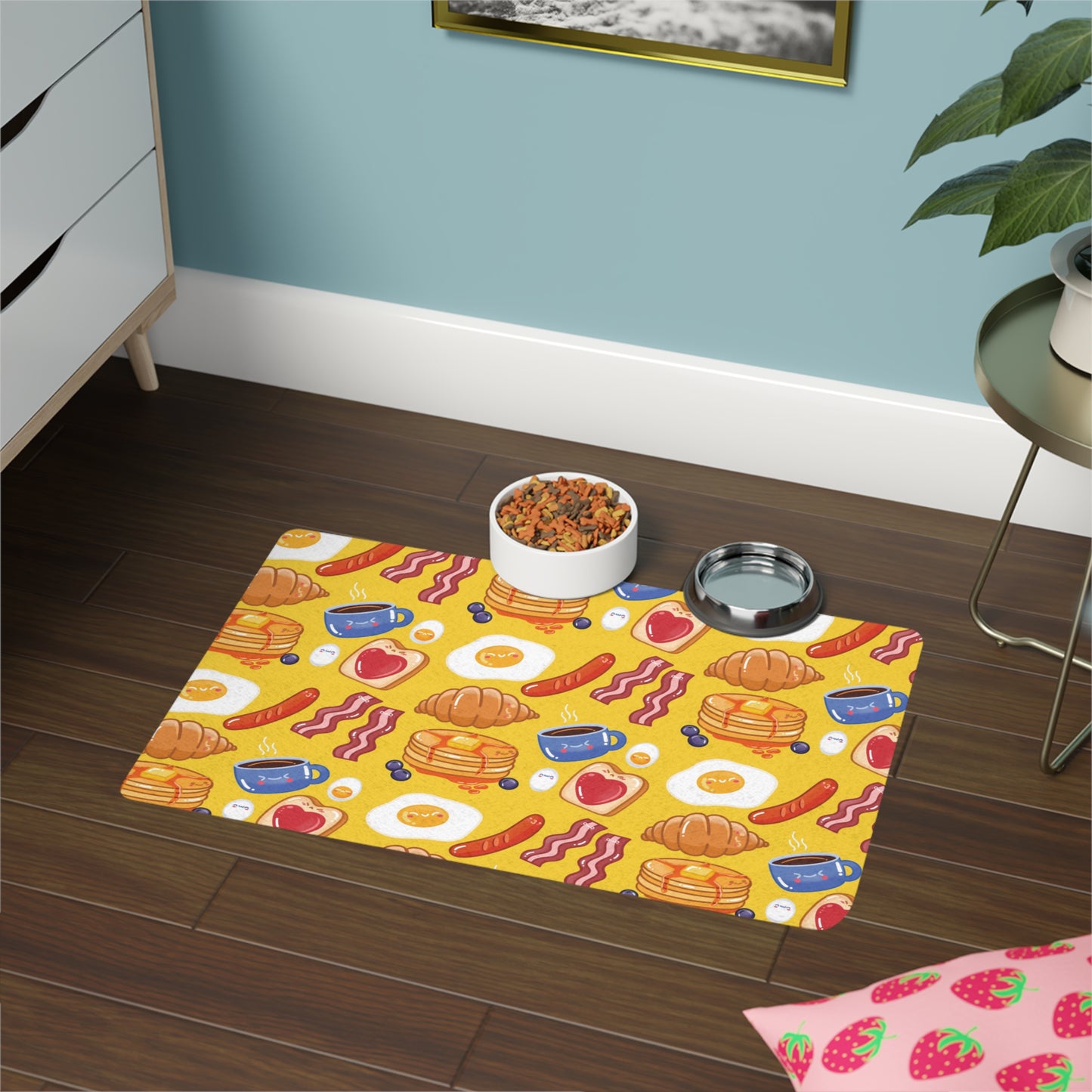 Breakfast Pet Feeding Mat