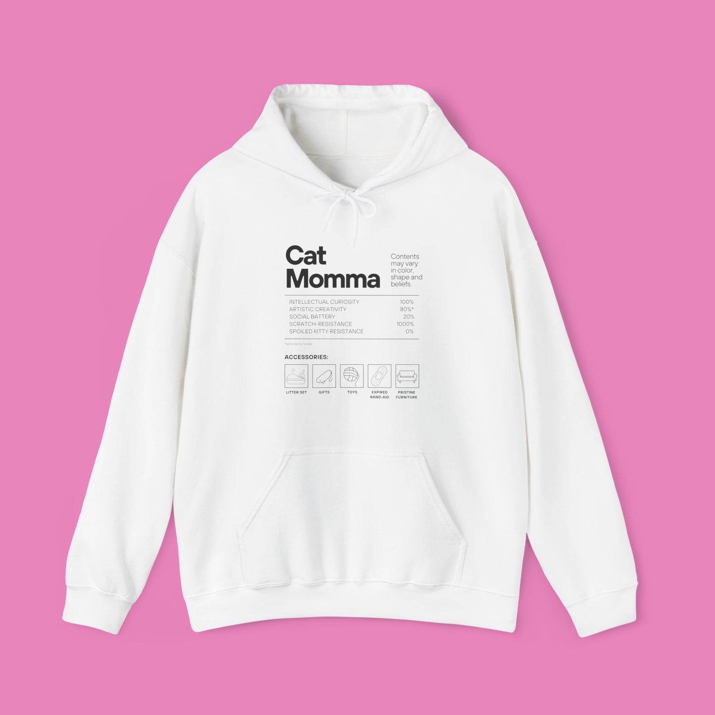 Cat Momma Hooded Sweatshirt