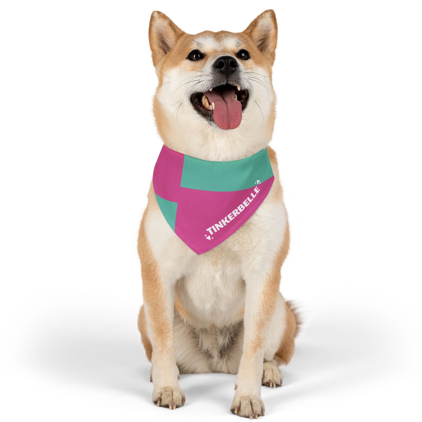 Hot Pink Cyan Personalized Two-Toned Bandana