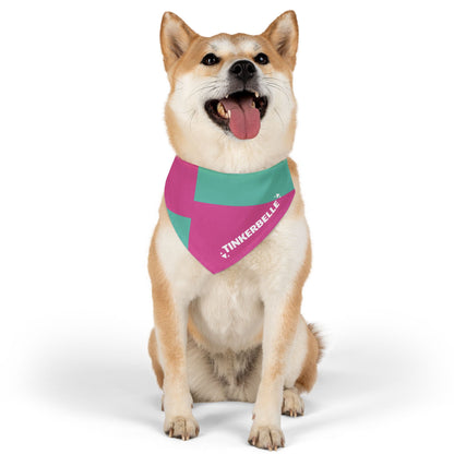 Hot Pink Cyan Personalized Two-Toned Bandana