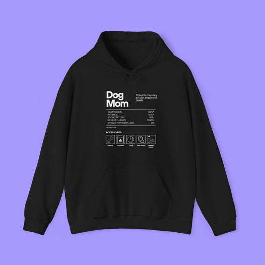 Dog Mom Hooded Sweatshirt