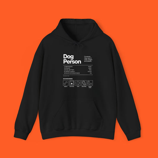 Dog Person Hooded Sweatshirt