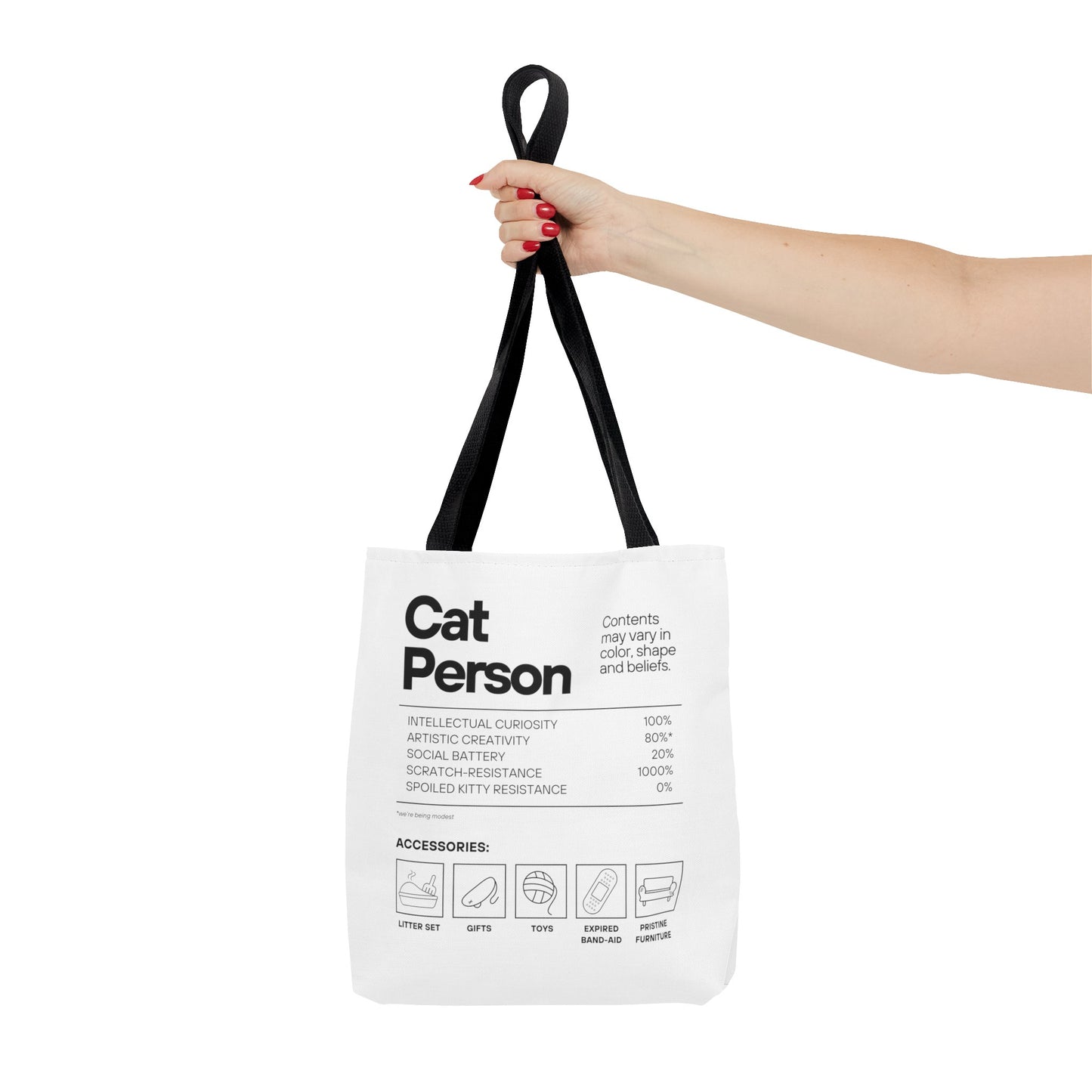 Cat Person Tote Bag