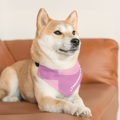 Pinks Personalized Two-Toned Pet Bandana