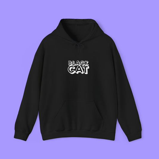 Black Cat-Golden Retriever Couple Hoodie